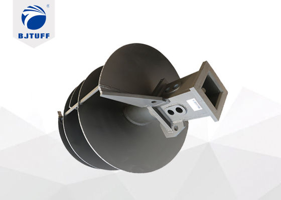 Piling Tools Dia 1200mm Straight Rock Drilling Auger Bits Double Start Single Spiral