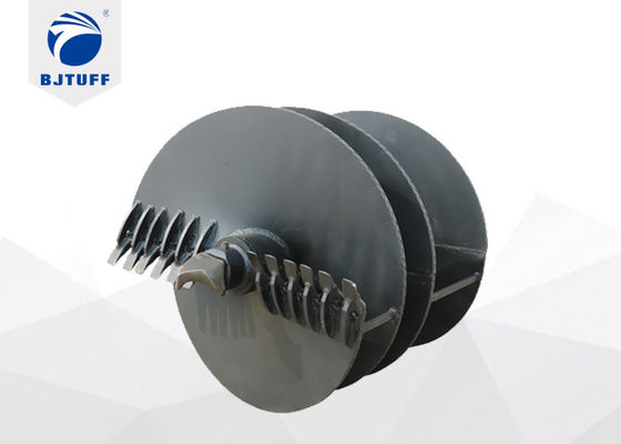 Customizable Bullet Teeth Drilling Auger Double Cut Single Spiral