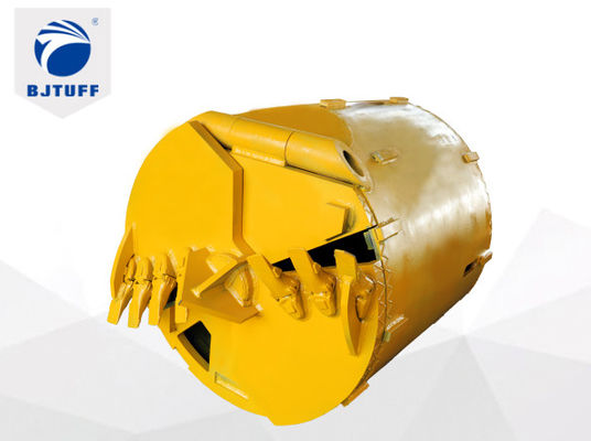 Silt Gravel Double Cut Soil Drilling Buckets For Rotary Drilling Rig