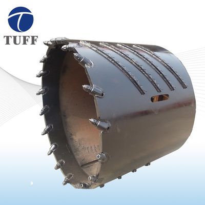 2200mm Drilling Core Barrel Bullet Teeth 20mm Stiffening Ring