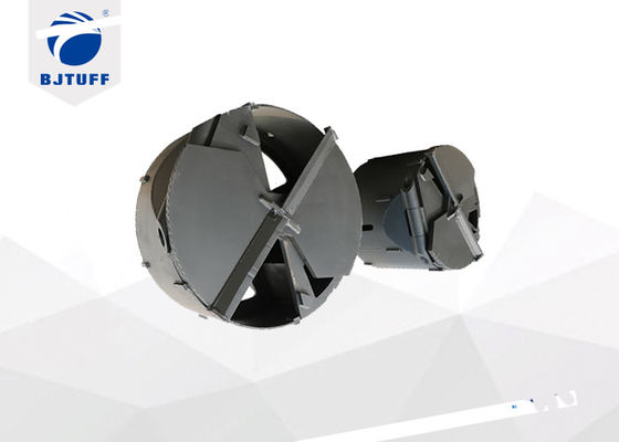 Piling Tools Double Bottom Double Cutter Straight Clean Drill Bucket