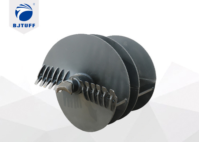 Customizable Bullet Teeth Drilling Auger Double Cut Single Spiral