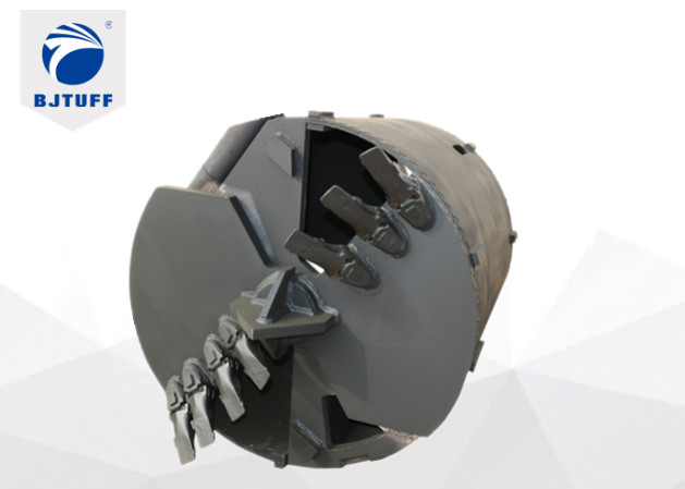 60cm To 340cm Cylinder Type Soil Drilling Bucket Bore Piling Barrel